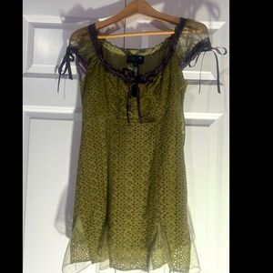 DOLLS KILL SUMMER DREAMS MINI DRESS SIZE XS🔥💜🔥💚